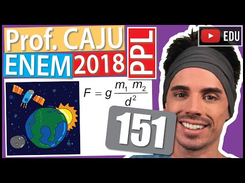 [ENEM 2018 PPL] 151 📓 RATIO AND PROPORTION Isaac Newton's Law of Gravitation establishes the