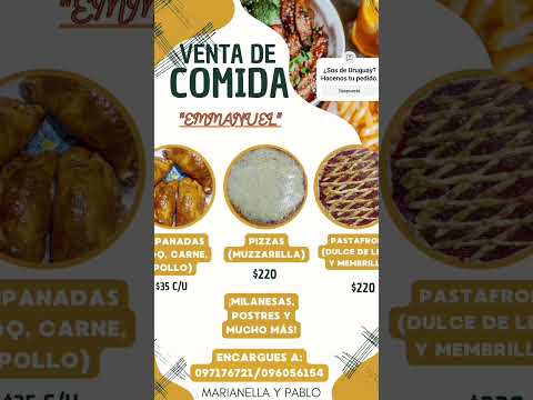 ¡Venta de comida! Montevideo, Uruguay. (Punta de rieles, Piedras Blancas, Bella Italia) #uruguay