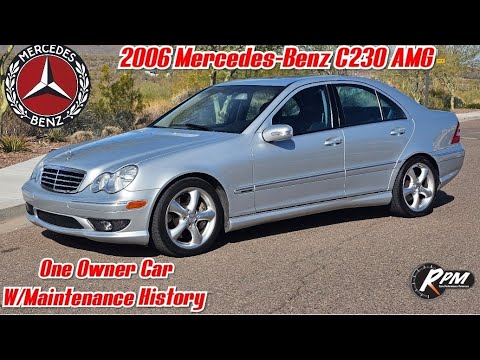 SOLD⭐2006 Mercedes-Benz C230 Sport AMG Appearance Package, 1 Owner, Maintenance History, Garaged ⭐