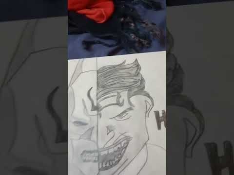 joker and Batman shading #dream #viral