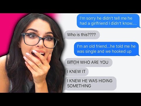 "CHEATING BOYFRIEND" WRONG NUMBER TEXT PRANK