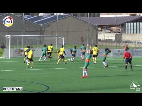 Resum J18 UE Santa Coloma vs R.Tic Tapa Sant Julia (Lliga Grup Sant Eloi 2016_17)