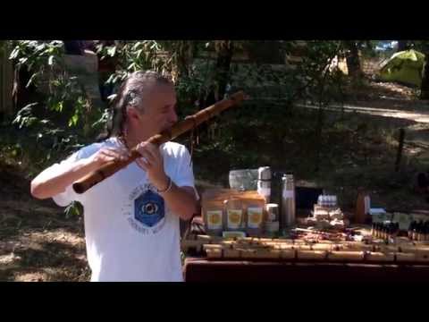 Tito La Rosa playing on a healing flute Unity, note F, 432Hz
