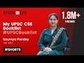 My UPSC CSE Booklist IAS Saumya Pandey Shorts UPSCBooklist