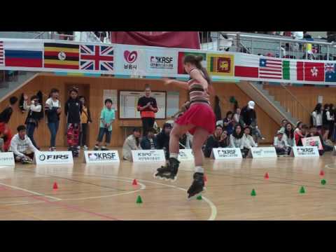 2017 Namwon Korea Open Classic Slalom Junior women 1st place Smirnova Anna (RUS)