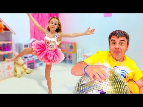 Nastya e papà concorso di danza - Divertente danza Compilation per i bambini