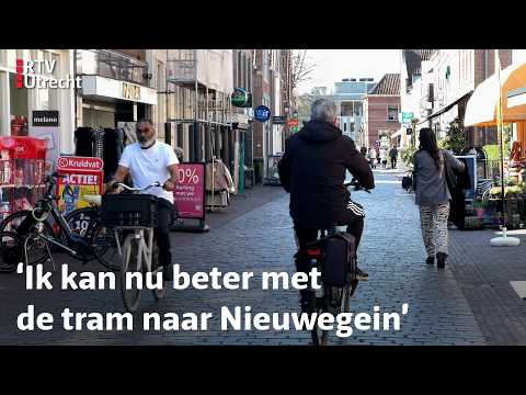 Fietsers moeten afstappen in winkelstraat IJsselstein | RTV Utrecht
