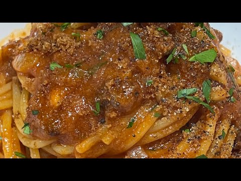 Piatto povero siciliano pasta c’anciova