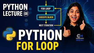 For Loop in Python for Beginners | Python Course in Hindi | Lecture 8