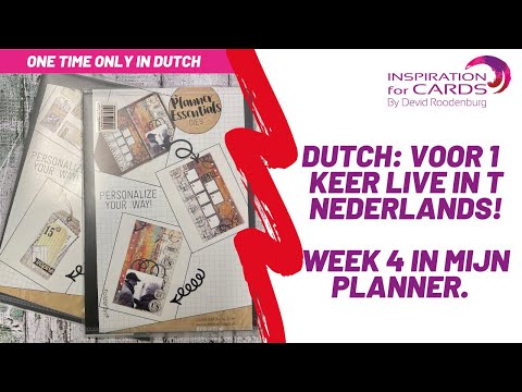 ONE TIME IN DUTCH: mijn week 4 voor mijn planner