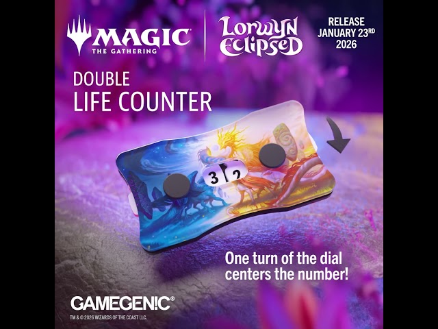 Vídeo relacionado con Gamegenic MTG Lorwyn Eclipsed Double Life Counter Celestial, Accesorio de Juego, Contador de Vida, Multilingüe