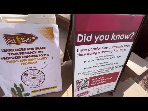 City of Phoenix could change trail hours in extreme heat