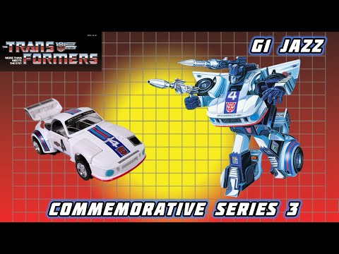 My Brotha JAZZ! Transformers G1 Commemorative Series 3 Autobot Jazz 4K video review #transformersg1