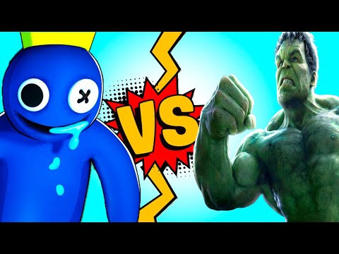 BLUE Vs HULK | Rainbow Friends Cartoon Animation