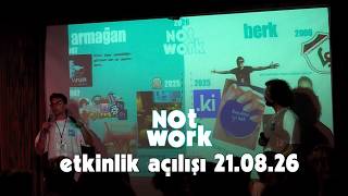 NotWork İzmir Etkinlik Açılışı | 21 Ağustos 2026, Rene Lokal