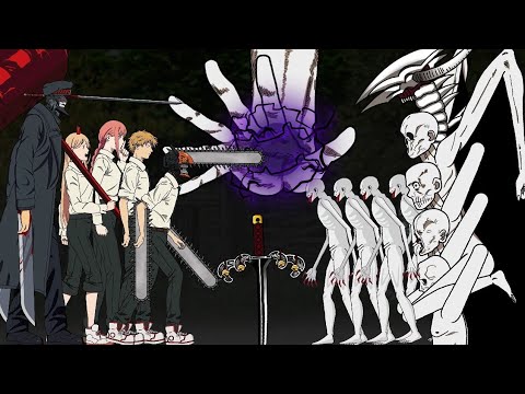 Chainsaw Man, Katana Man, Power, Makima Vs Darkness Devil, SCP-096 (Part 2 ) - Drawing Cartoon2.