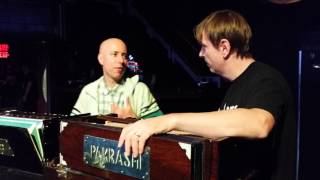 Dale Crover of the Melvins, playing a Harmonuim