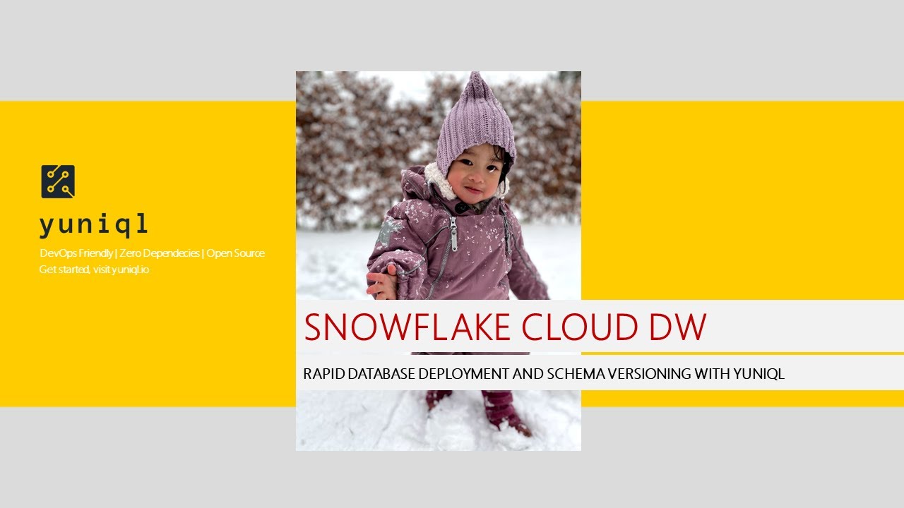 Snowflake DW repeatable database deployment and schema versioning with yuniql (Music track version)