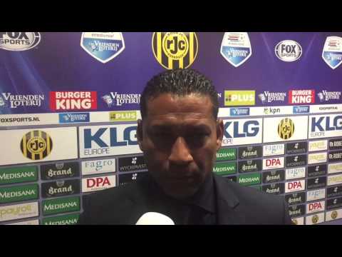 Henk Fraser na de wedstrijd Roda JC - ADO Den Haag