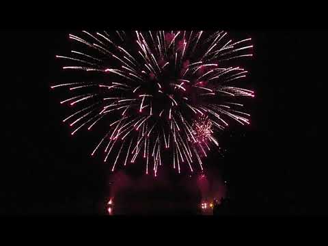 14.08.2019 München Feuerwerk im Olympiapark Sommerfest ImPark / Munich Fireworks in Olympic Park