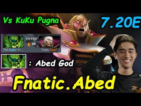 Fnatic Abed - [Invoker] Midlane A-God Cold Snap Build Vs TNC KuKu [Pugna] | Dota2 7.20