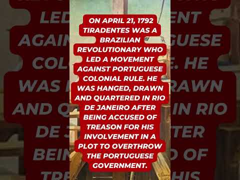 Brazilian revolutionary Tiradentes