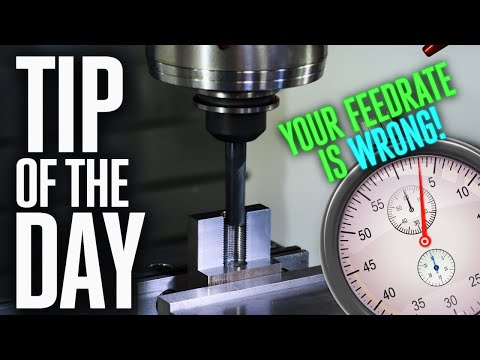 YOUR FEEDRATE IS WRONG! – Haas Tip of the Day