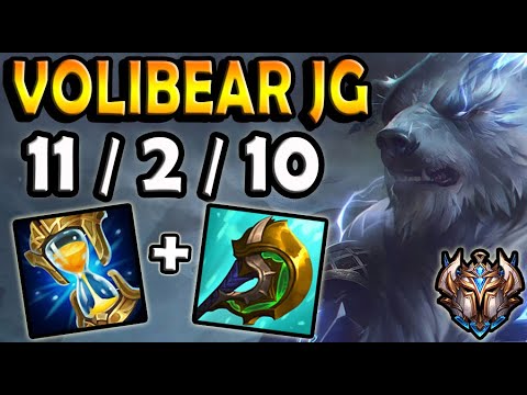 VOLIBEAR vs FIDDLESTICKS [ JUNGLE ] Lol NA Challenger 11.14 ✅