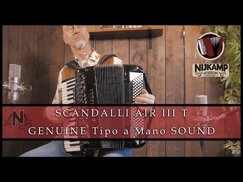 Scandalli Air III T // GENUINE Tipo a Mano Sound