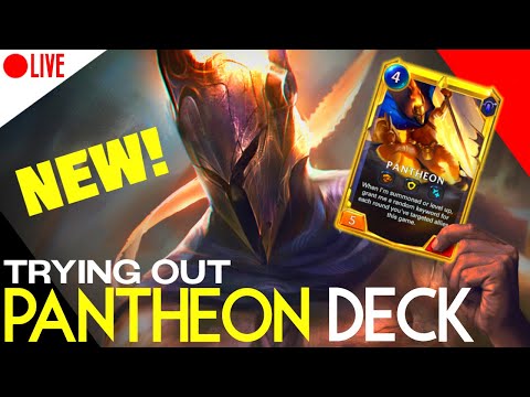 SALTY CARD GAMES | Pantheon deck legends of runeterra