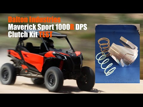 Can Am Maverick Sport, Dalton Industries Clutch Kit Upgrade for Bigger Tires Quick Test Review