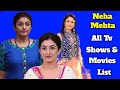 Neha Mehta All Tv Serials List Full Movies List Indian TV Actress Tarak Mehta Ka Aulta Chasma
