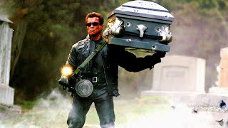 T-850 with Coffin and M1919 Fight Scene | Terminator 3: Rise of the Machines Movie Scene HD