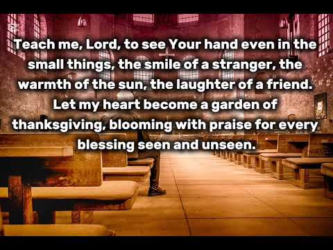 Overflowing with Gratitude #prayer #nightprayer