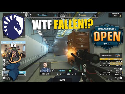 FALLEN DESTRUINDO LAGADO!! Liquid vs Triumph - DreamHack Open - HIGHLIGHTS | CSGO
