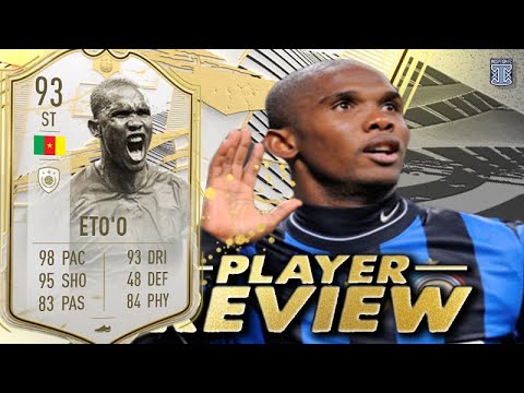 LITTLE MILLA!😮 93 SBC PRIME ICON MOMENTS ETO'O PLAYER REVIEW! - FIFA 21 ULTIMATE TEAM