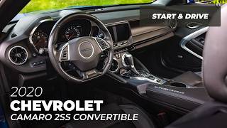 8k-Mile 2020 Chevrolet Camaro 2SS Convertible Start & Drive