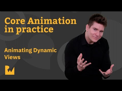 Animating Dynamically Created Views - Core Animation with Swift 4.2, Xcode 10, iOS 12