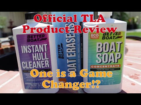 Product Review | Boat Erasers, Soap and Hull Cleaner ** ONE is a GAME CHANGER!