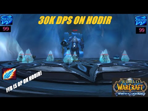 30K + DPS on Hodir - FFB Fire Mage POV - WOTLK CLASSIC