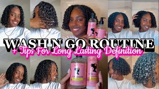 Curly Hair Wash And Go Routine| Camille Rose Signature Collection + Tips On How To Define Curls