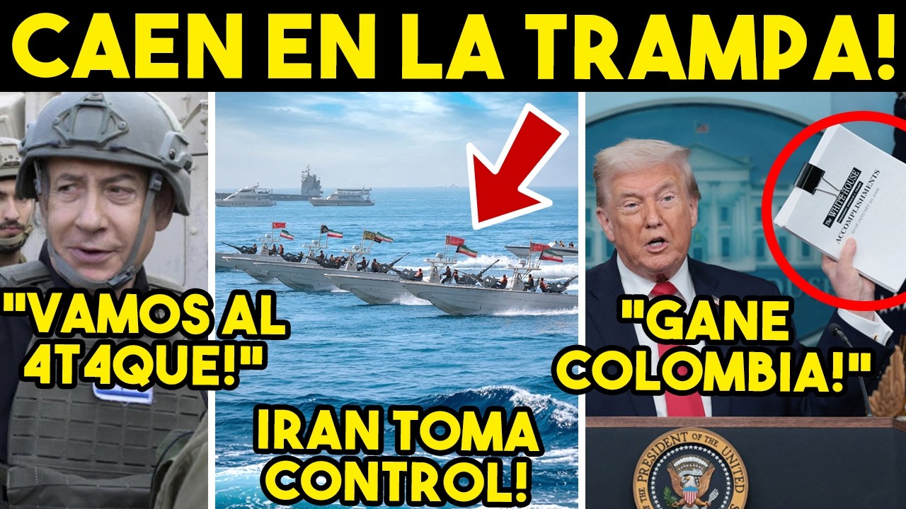 IMPACTANTE! IRAN SACA APLANADORA, EU TEME 4T4QUE. TRUMP CONFIESA, SE R0BAN COLOMBIA. HOY