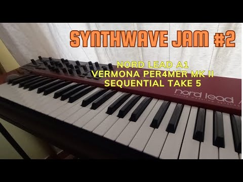 Synthwave Jam n. 2 | Take 5, Perfourmer Mk2, Nord Lead A1