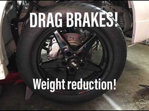 Installed drag race brakes on my turbo mustang | How much weight did it lose?