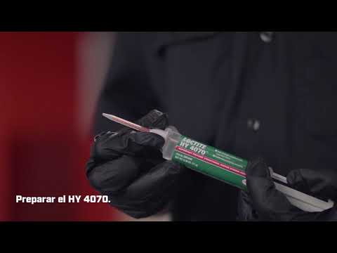 Aplicación LOCTITE HY 4070: Reparación de un parachoques