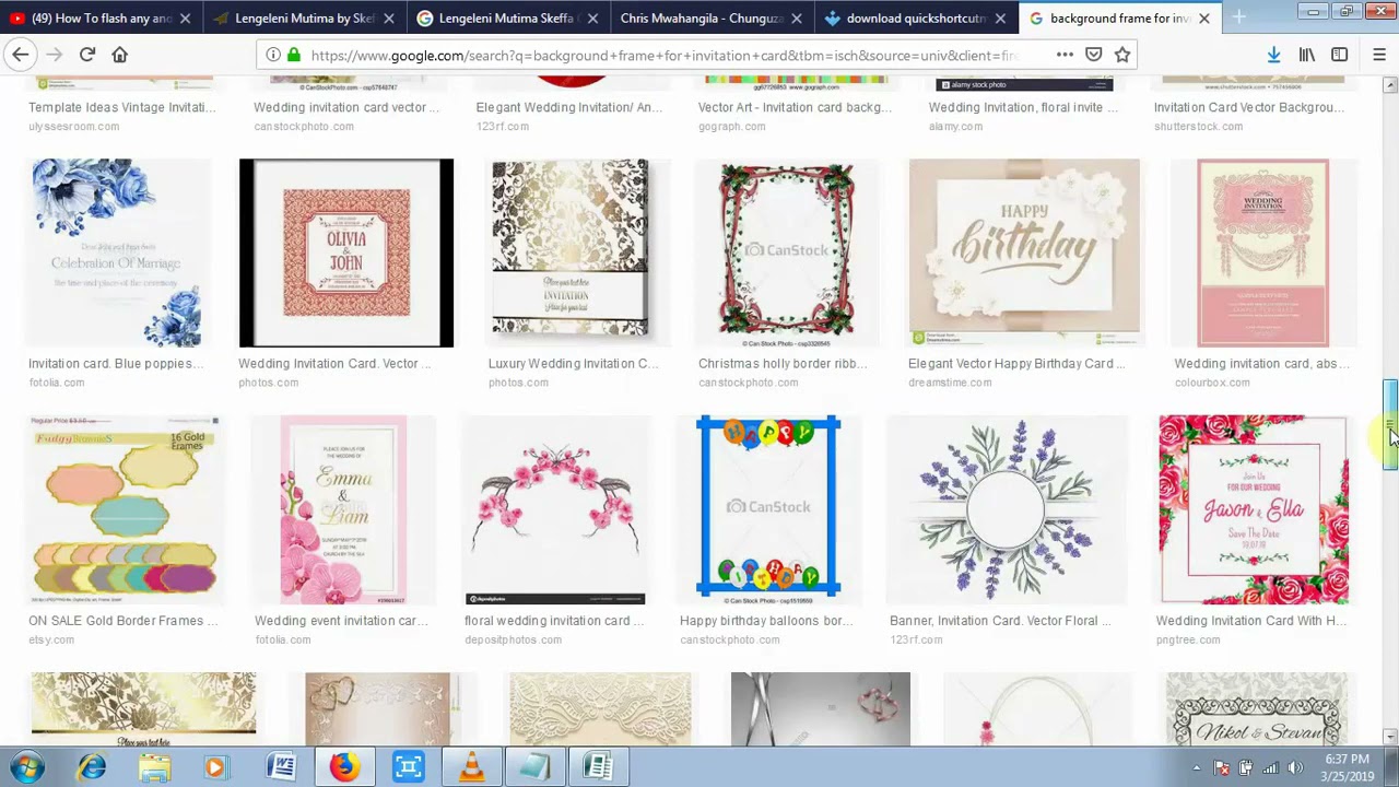 HOW TO DESIGN INVITATION CARD jinsi ya kutengeneza kadi za mwaliko