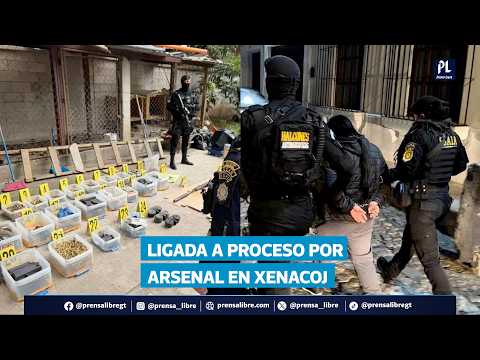 Ligada a proceso por arsenal en Xenacoj, pero queda con medidas sustitutivas