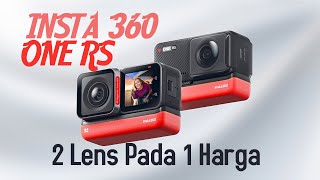 Insta360 One RS (Twin Edition) | 2 Lens Pada 1 Harga
