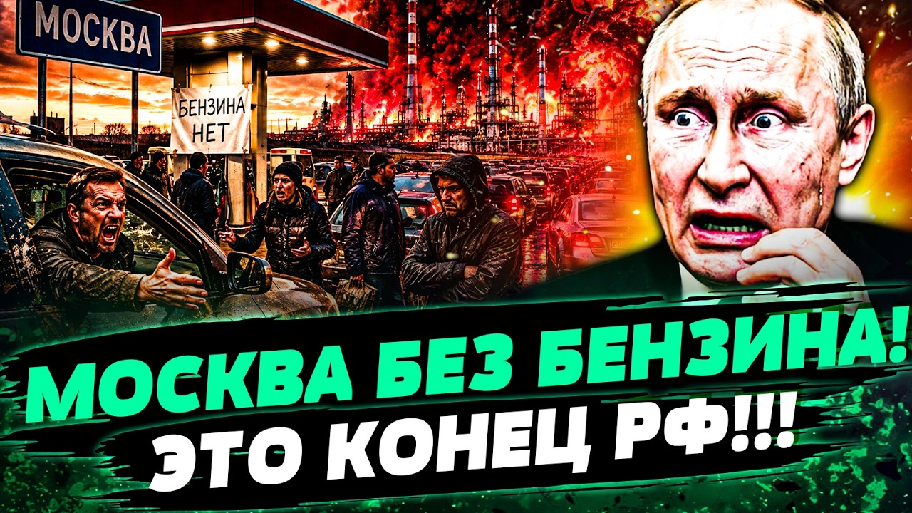 😱 ВСЁ ХУЖЕ, ЧЕМ В КРЫМУ! МОСКВА: там КАТАСТРОФА! ТОПЛИВНЫЙ КОЛЛАПС ДОБИЛ СТОЛ