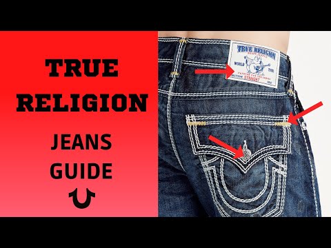 How to spot fake TRUE RELIGION Jeans + different fits explained...